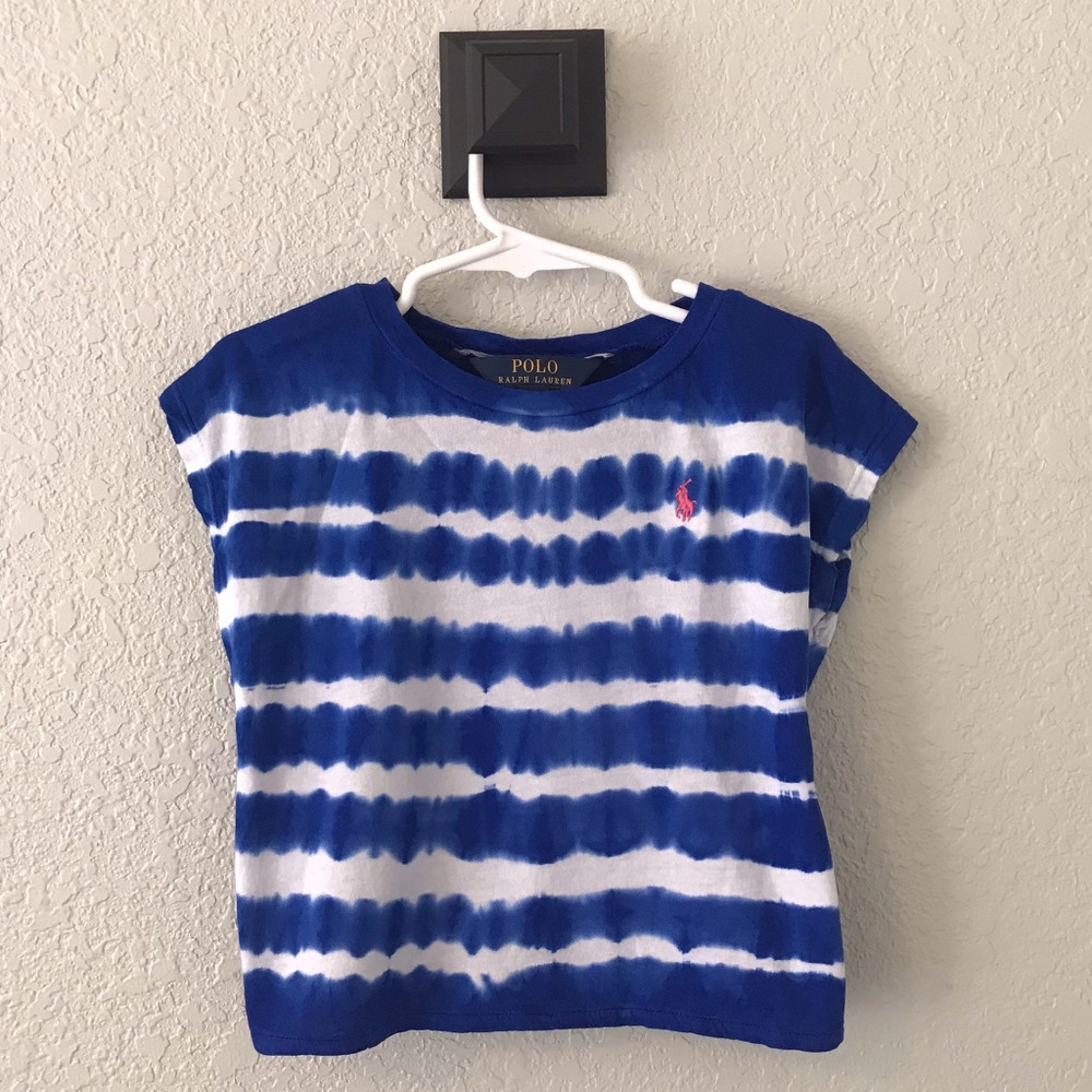 Ralph lauren Tie Dye Tee with Tied Back